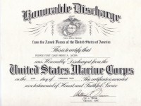 USMC Honorable Discharge_Feb 1983